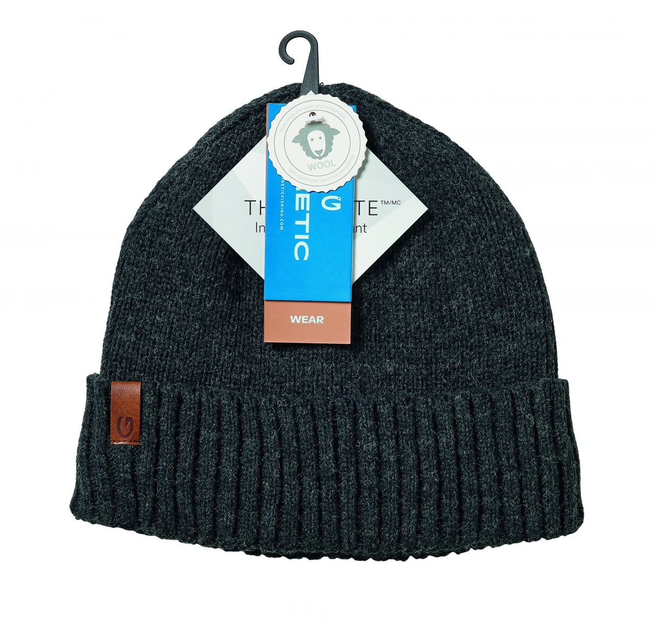 Kinetic Fishing Fishing Beanie Kinetic Wool Hat Grey Melange 2 Kinetic Fishing Fishing Beanie Kinetic Wool Hat Grey Melange - Image 2