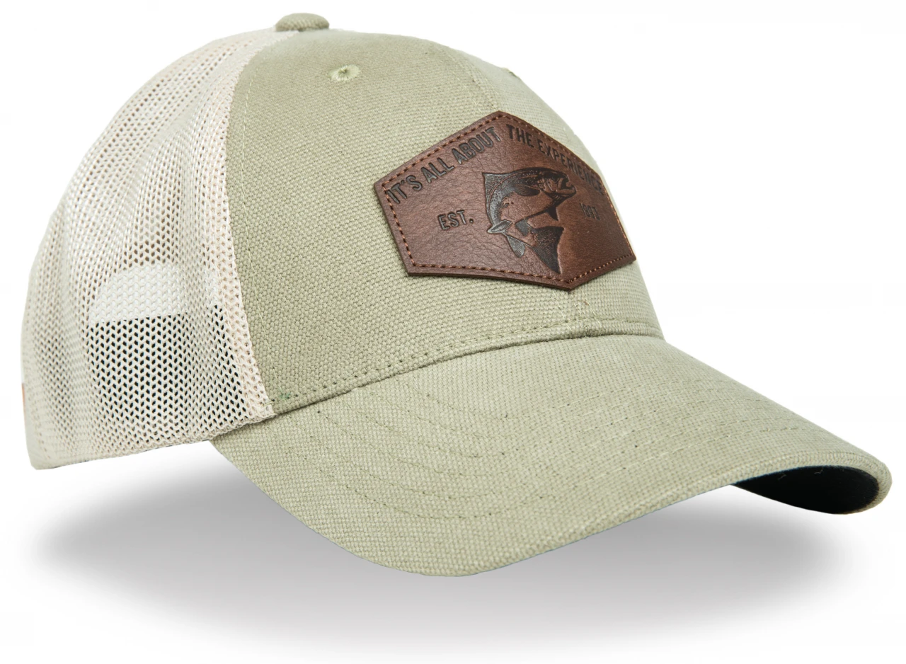 Fishing Cap Guideline Experience Trucker Khaki/Ivory 1 Fishing Cap Guideline Experience Trucker Khaki/Ivory