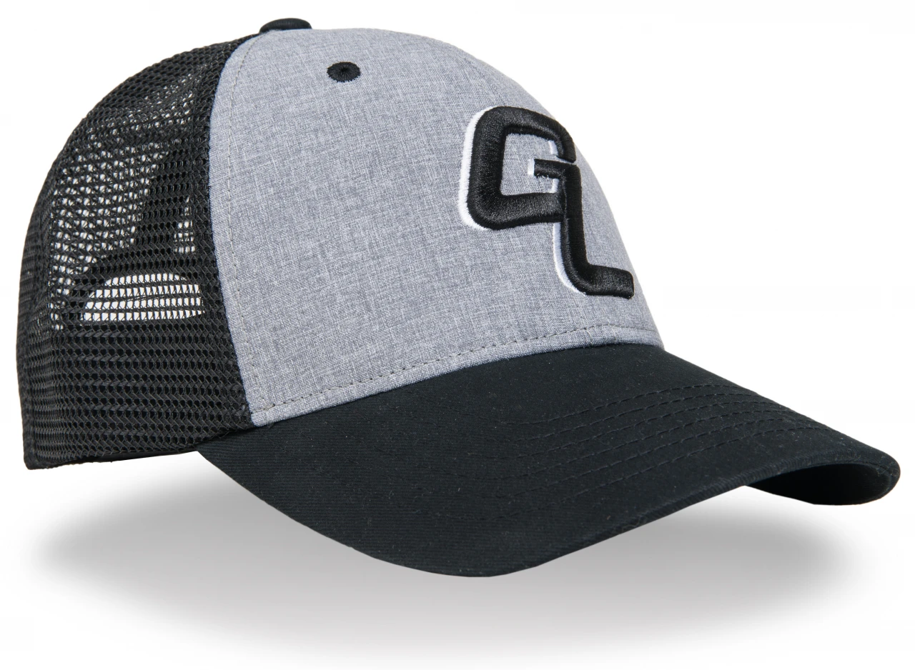 Fishing Cap Guideline GL Logo Heather Grey/Black 1 Fishing Cap Guideline GL Logo Heather Grey/Black