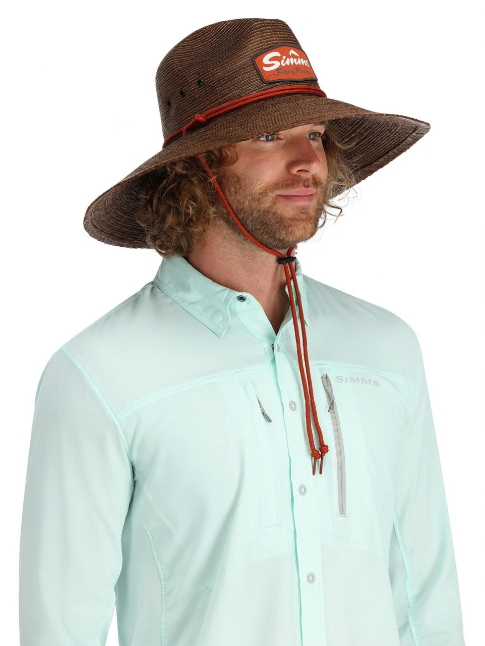 Fishing Hat Simms Cutbank Sun Hat Chestnut 3 Fishing Hat Simms Cutbank Sun Hat Chestnut - Image 3