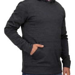 Fishing Hoody Simms Challenger Black Heather -Shirts & T-Shirts Shop fishing hoody simms challenger black heather.2