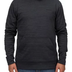 Fishing Hoody Simms Challenger Black Heather -Shirts & T-Shirts Shop fishing hoody simms challenger black heather.4