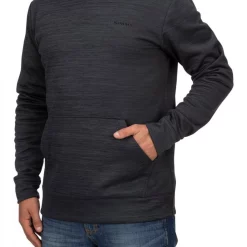 Fishing Hoody Simms Challenger Black Heather -Shirts & T-Shirts Shop fishing hoody simms challenger black heather.8