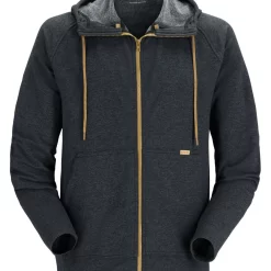 Fishing Hoody Simms Vermilion Full Zip Black Heather