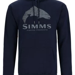 Fishing Hoody Simms Wood Trout Fill Navy