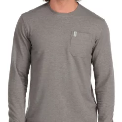 Fishing LS Shirt Simms Henry's Fork Crew Steel Heather -Shirts & T-Shirts Shop fishing ls shirt simms henry s fork crew steel heather.3