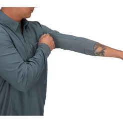 Fishing Shirt Simms Bugstopper Intruder BiComp Storm -Shirts & T-Shirts Shop fishing shirt simms bugstopper intruder bicomp storm.3