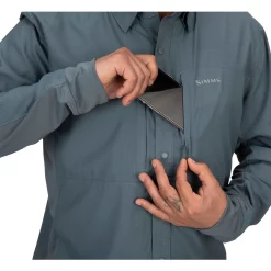 Fishing Shirt Simms Bugstopper Intruder BiComp Storm -Shirts & T-Shirts Shop fishing shirt simms bugstopper intruder bicomp storm.6
