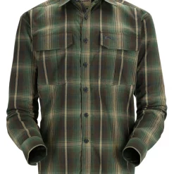 Fishing Shirt Simms Coldweather Forest Hickory Plaid
