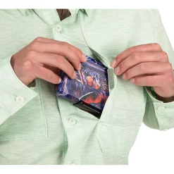 Fishing Shirt Simms Double Haul Light Green Texture Wave Print -Shirts & T-Shirts Shop fishing shirt simms double haul light green texture wave print.5