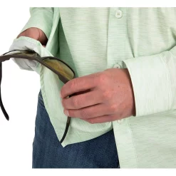 Fishing Shirt Simms Double Haul Light Green Texture Wave Print -Shirts & T-Shirts Shop fishing shirt simms double haul light green texture wave print.6