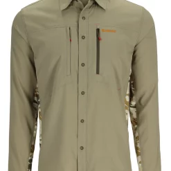 Fishing Shirt Simms Intruder Bicomp Stone & Ghost Camo Stone