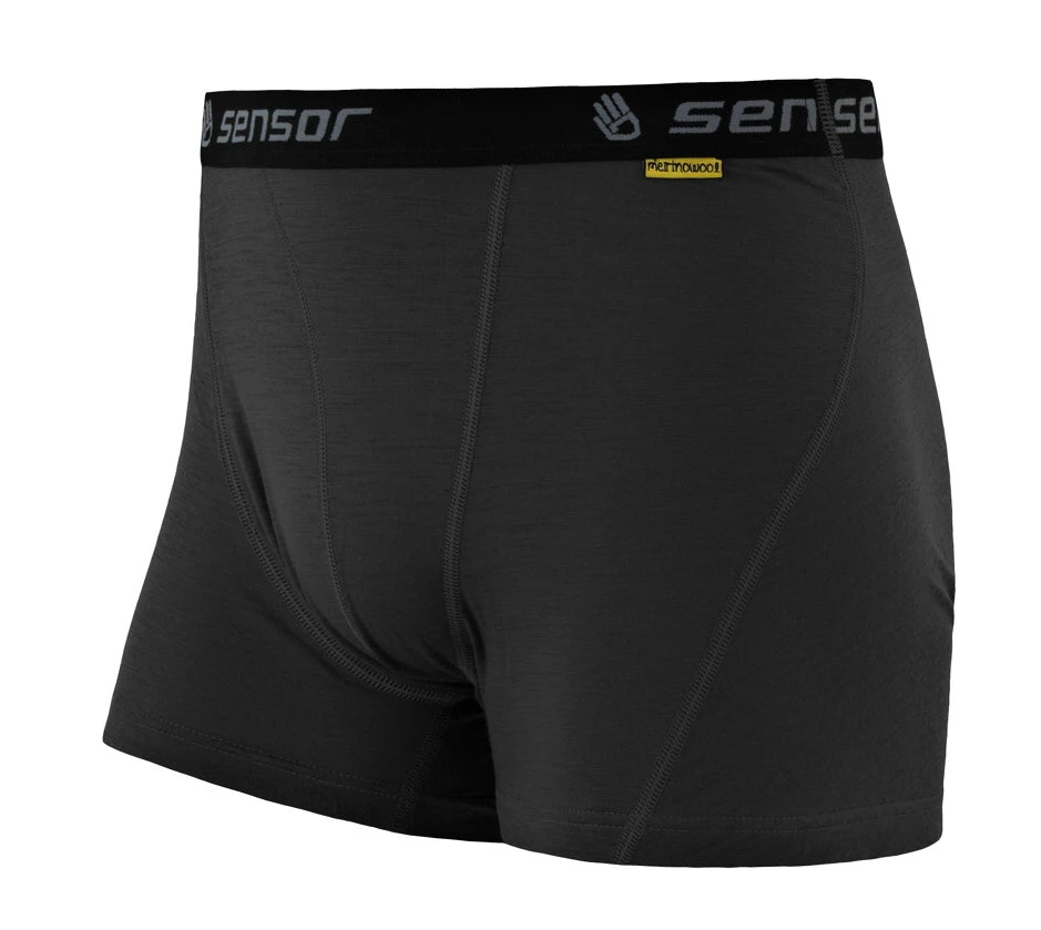 Functional Boxers Sensor Merino Active Black 1 Functional Boxers Sensor Merino Active Black