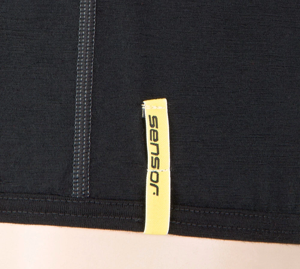 Functional T-Shirt Sensor Merino Active Black 4 Functional T-Shirt Sensor Merino Active Black - Image 4