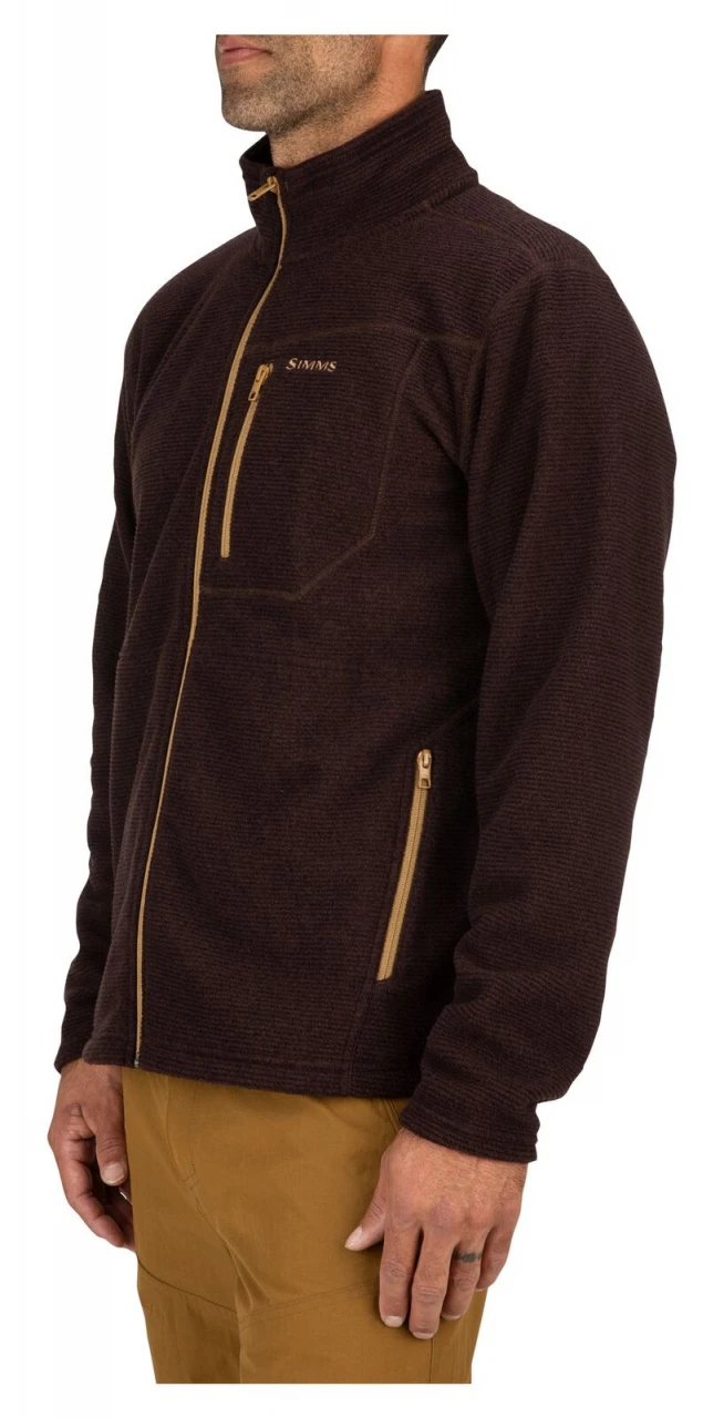 Rivershed Full Zip Simms Mahogany 4 Rivershed Full Zip Simms Mahogany - Image 4