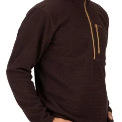 Rivershed Quarter Zip Simms Mahogany -Shirts & T-Shirts Shop rivershed quarter zip simms mahogany.4