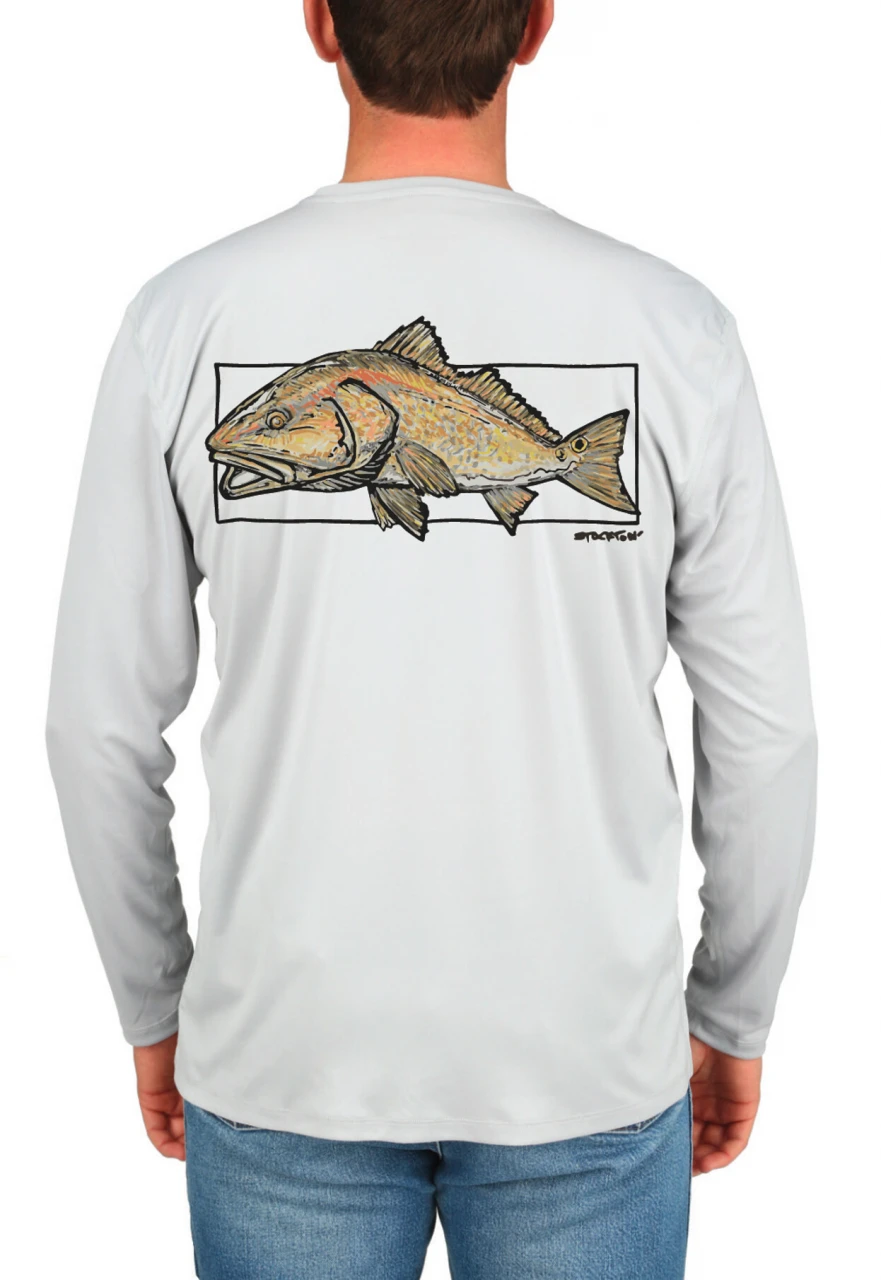 Solar Tech Tee Simms Redfish Sterling 2 Solar Tech Tee Simms Redfish Sterling - Image 2