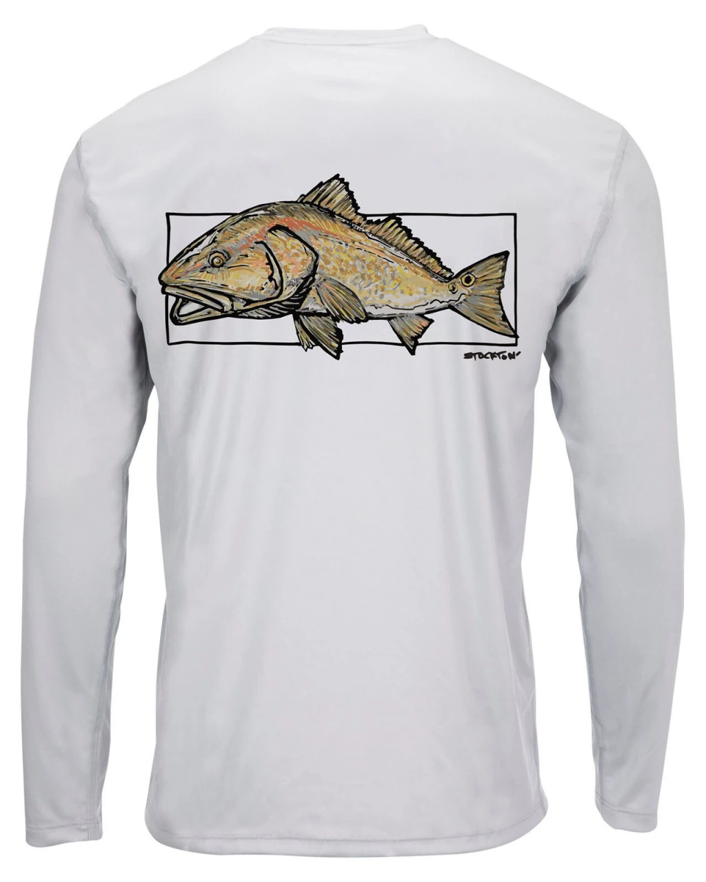 Solar Tech Tee Simms Redfish Sterling 1 Solar Tech Tee Simms Redfish Sterling