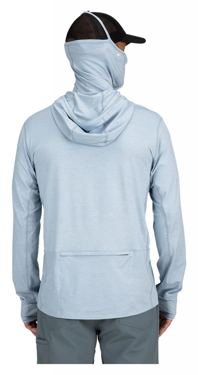 SolarFlex Guide Cooling Hoody Simms Steel Blue 2 SolarFlex Guide Cooling Hoody Simms Steel Blue - Image 2