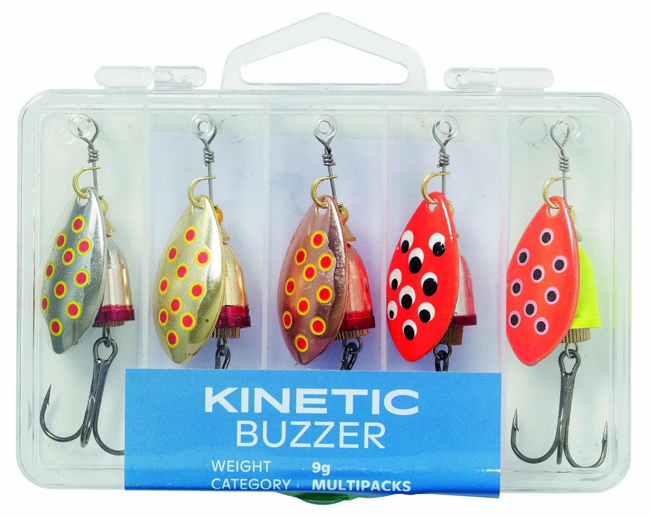 Kinetic Fishing Spinner Box Set Kinetic Buzzer 1 Kinetic Fishing Spinner Box Set Kinetic Buzzer