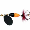 Kinetic Fishing Spinner Kinetic Fizz Black Orange & Gold Ribbon