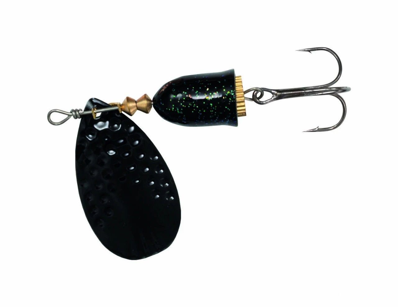 Kinetic Fishing Spinner Kinetic Gekko Solid Black 1 Kinetic Fishing Spinner Kinetic Gekko Solid Black