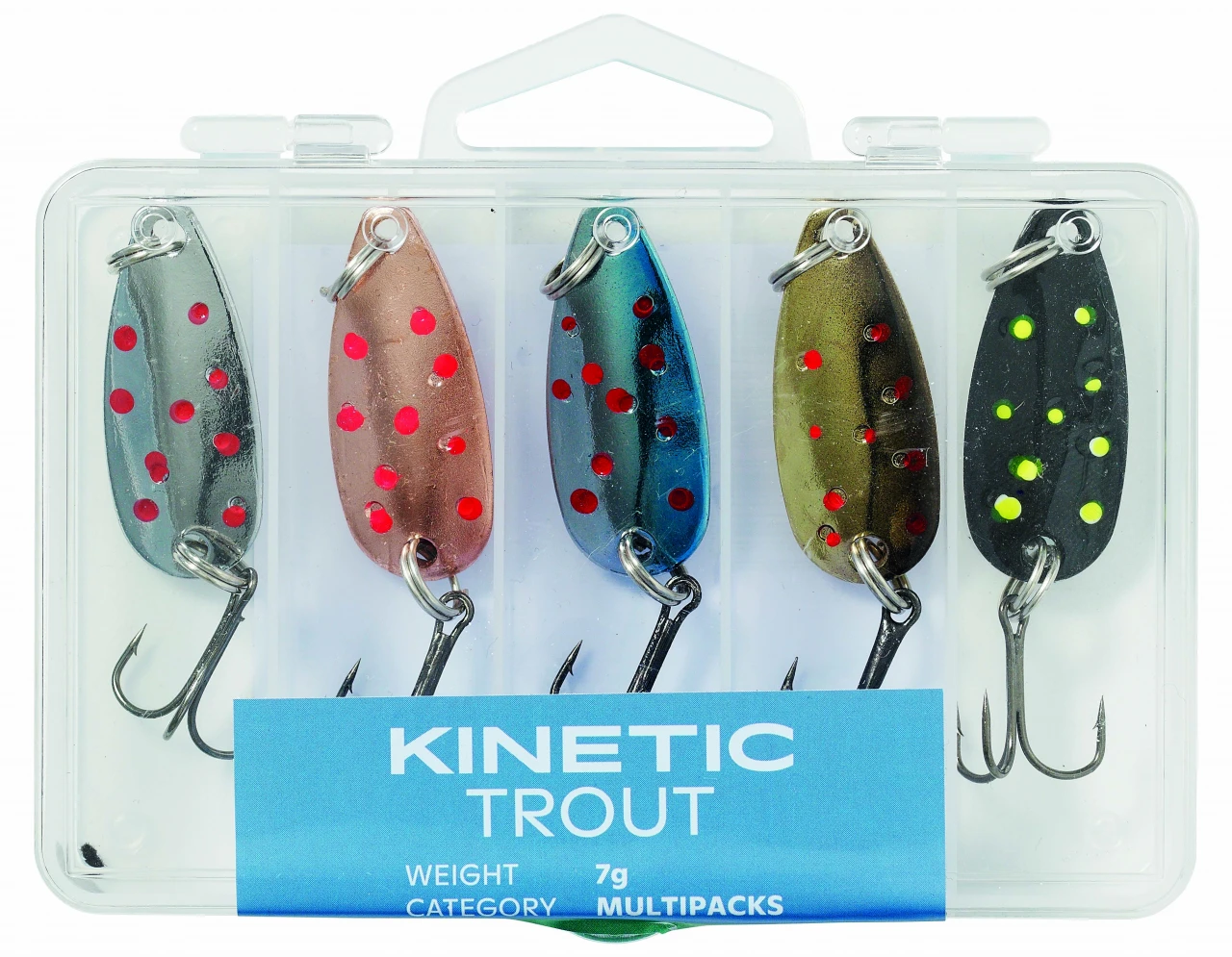 Kinetic Fishing Spoon Box Set Kinetic Trout 1 Kinetic Fishing Spoon Box Set Kinetic Trout