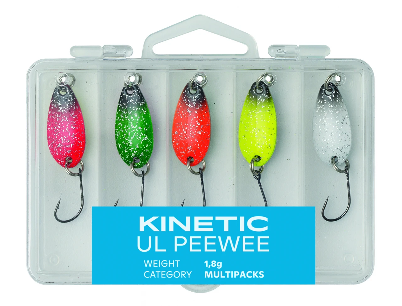Kinetic Fishing Spoon Box Set Kinetic UL PeeWee 1 Kinetic Fishing Spoon Box Set Kinetic UL PeeWee