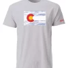 T-shirt Scott Colorado Flag Light Grey