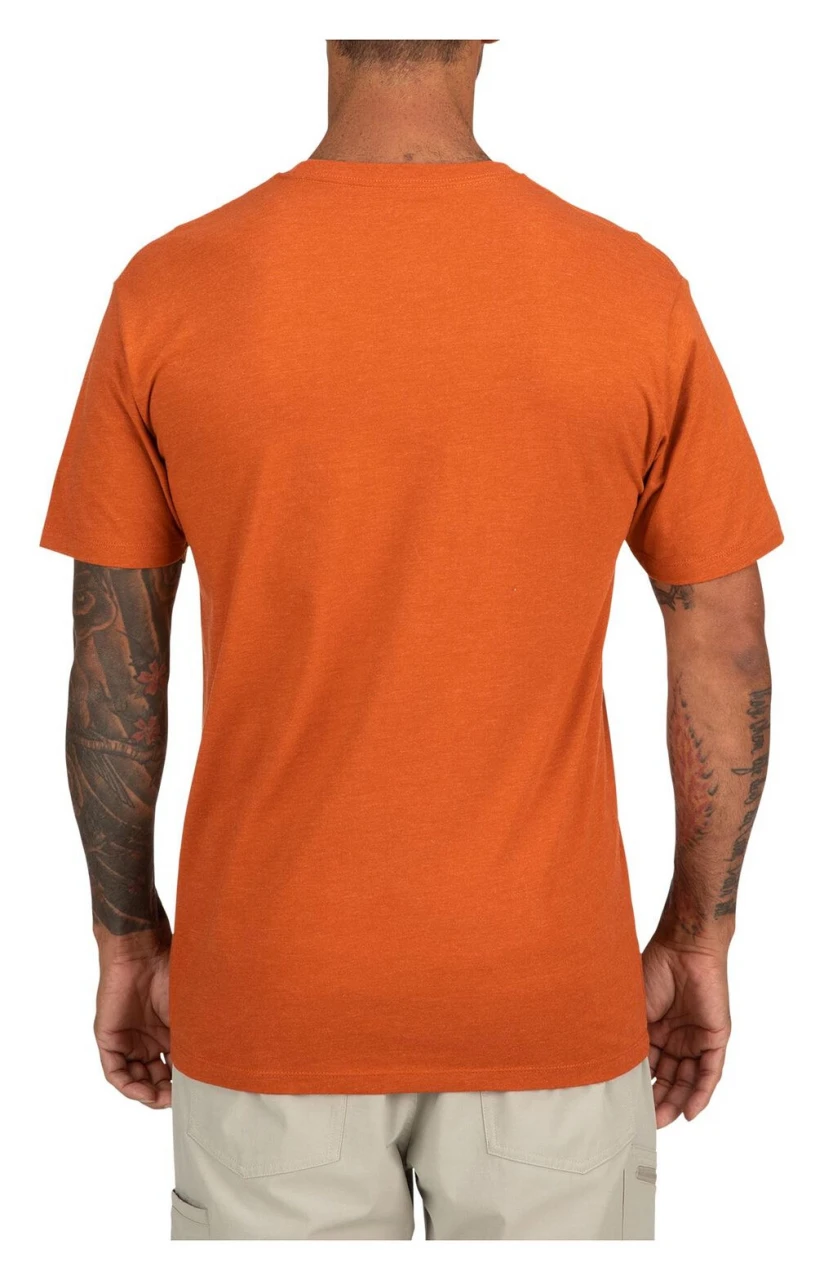 T-Shirt Simms Logo Adobe Heather 2 T-Shirt Simms Logo Adobe Heather - Image 2