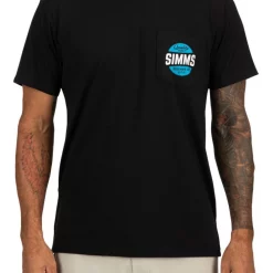 T-Shirt Simms Quality Built Pocket Black -Shirts & T-Shirts Shop t shirt simms quality built pocket black.2