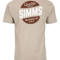 T-Shirt Simms Quality Built Pocket Khaki Heather