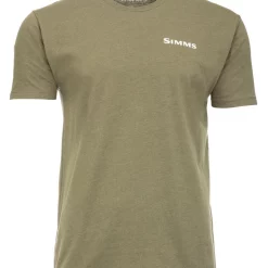 T-Shirt Simms Trout On My Mind Military Heather