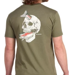 T-Shirt Simms Trout On My Mind Military Heather -Shirts & T-Shirts Shop t shirt simms trout on my mind military heather.3