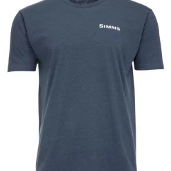 T-Shirt Simms Trout On My Mind Navy Heather
