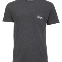 T-Shirt Simms Two Tone Pocket Charcoal Heather
