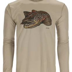 Tech Hoody Simms Artist Series Stone & Brown Trout