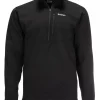Thermal 1/4 Zip Top Simms Black