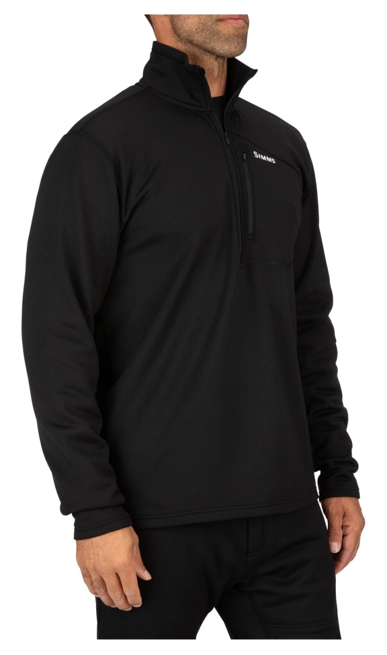 Thermal 1/4 Zip Top Simms Black 5 Thermal 1/4 Zip Top Simms Black - Image 5