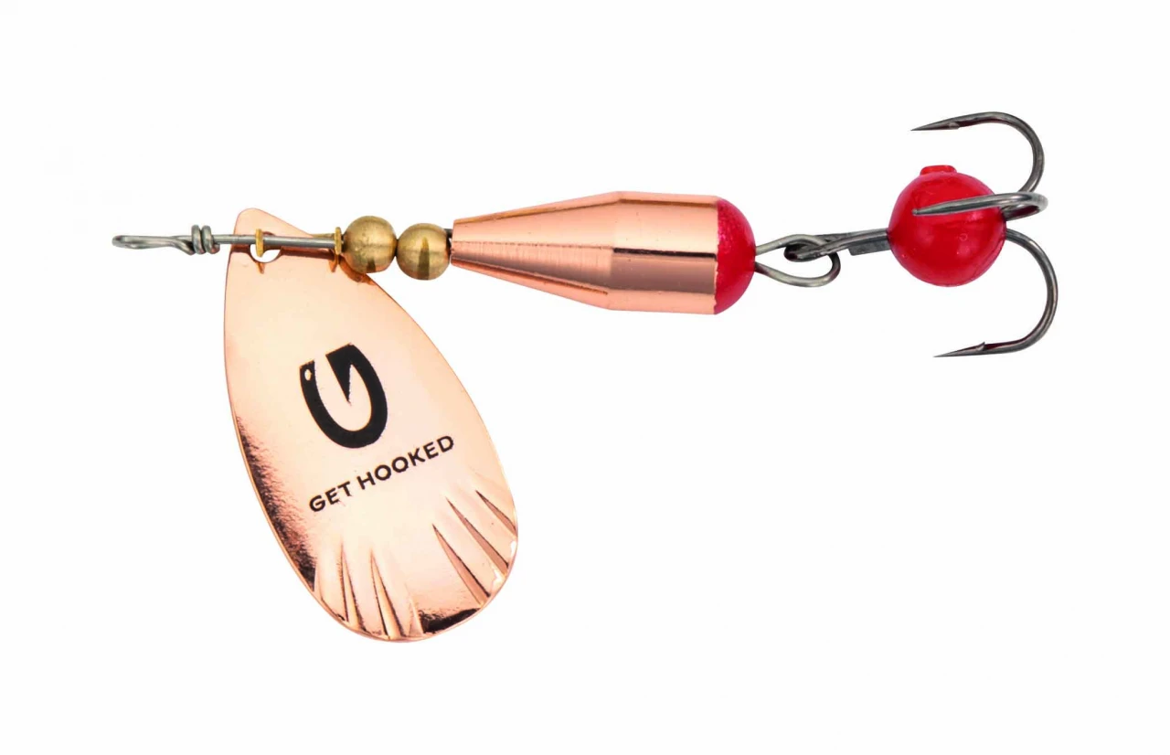 Kinetic Fishing Trout Spinner Kinetic Droopy Copper 1 Kinetic Fishing Trout Spinner Kinetic Droopy Copper