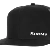 Trucker Cap Simms CX Flat Brim Black