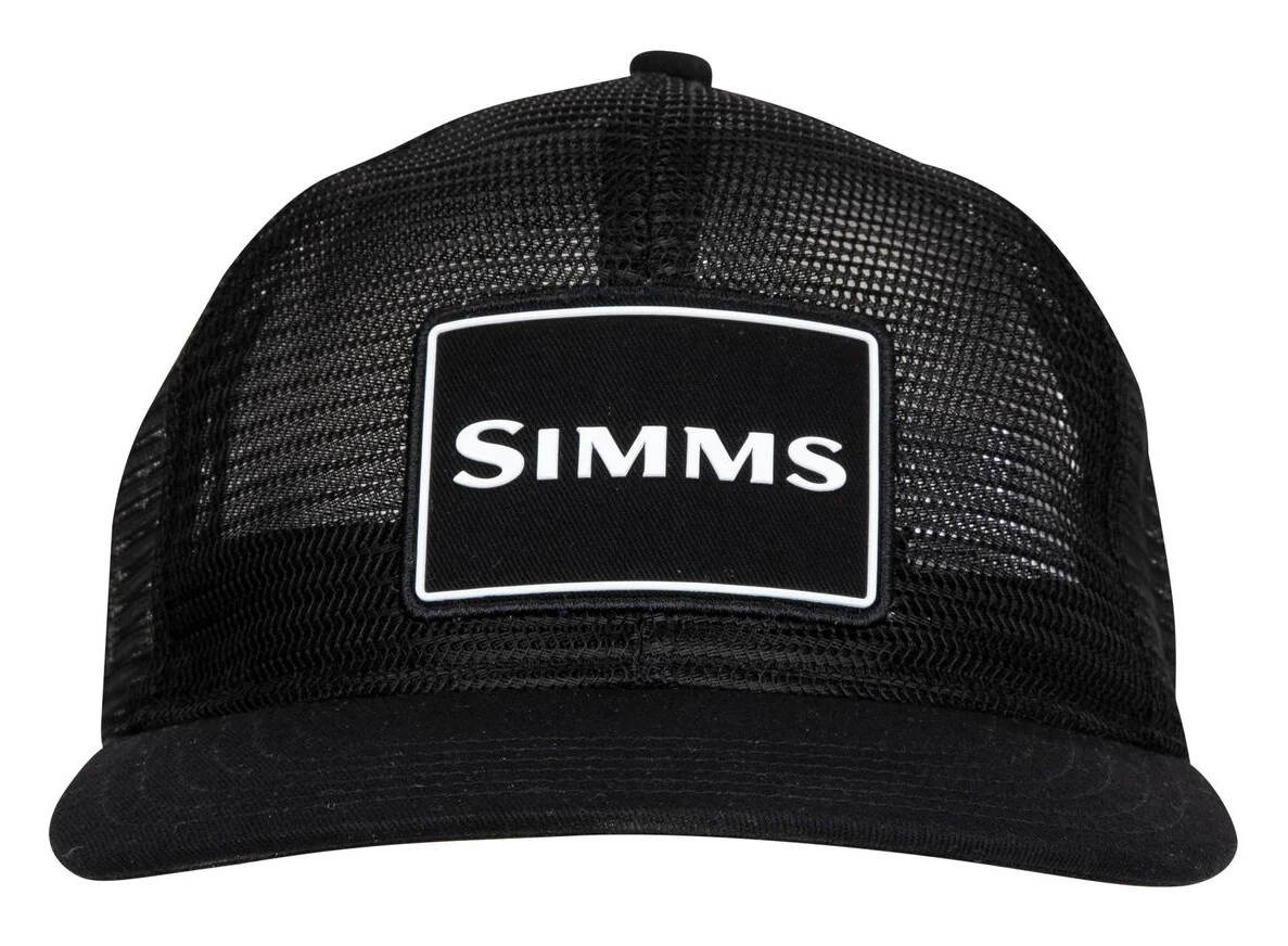 Trucker Cap Simms Mesh All-Over Black 2 Trucker Cap Simms Mesh All-Over Black - Image 2
