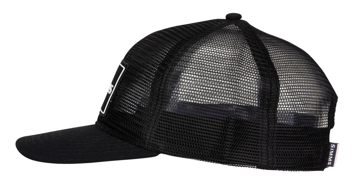 Trucker Cap Simms Mesh All-Over Black 3 Trucker Cap Simms Mesh All-Over Black - Image 3