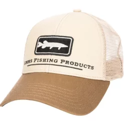 Trucker Cap Simms Musky Icon Tan