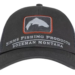 Trucker Cap Simms Trout Icon Carbon