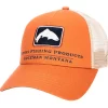 Trucker Cap Simms Trout Icon Orange