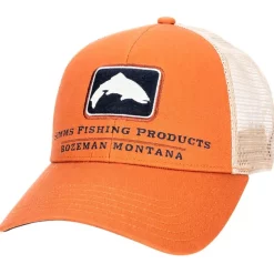 Trucker Cap Simms Trout Icon Orange