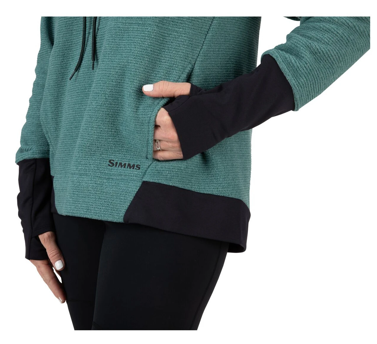 Women's Rivershed Sweater Simms Avalon Teal 2 Women's Rivershed Sweater Simms Avalon Teal - Image 2