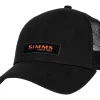 Women's Trucker Cap Simms Fish It Well Forever Small Fit Black
